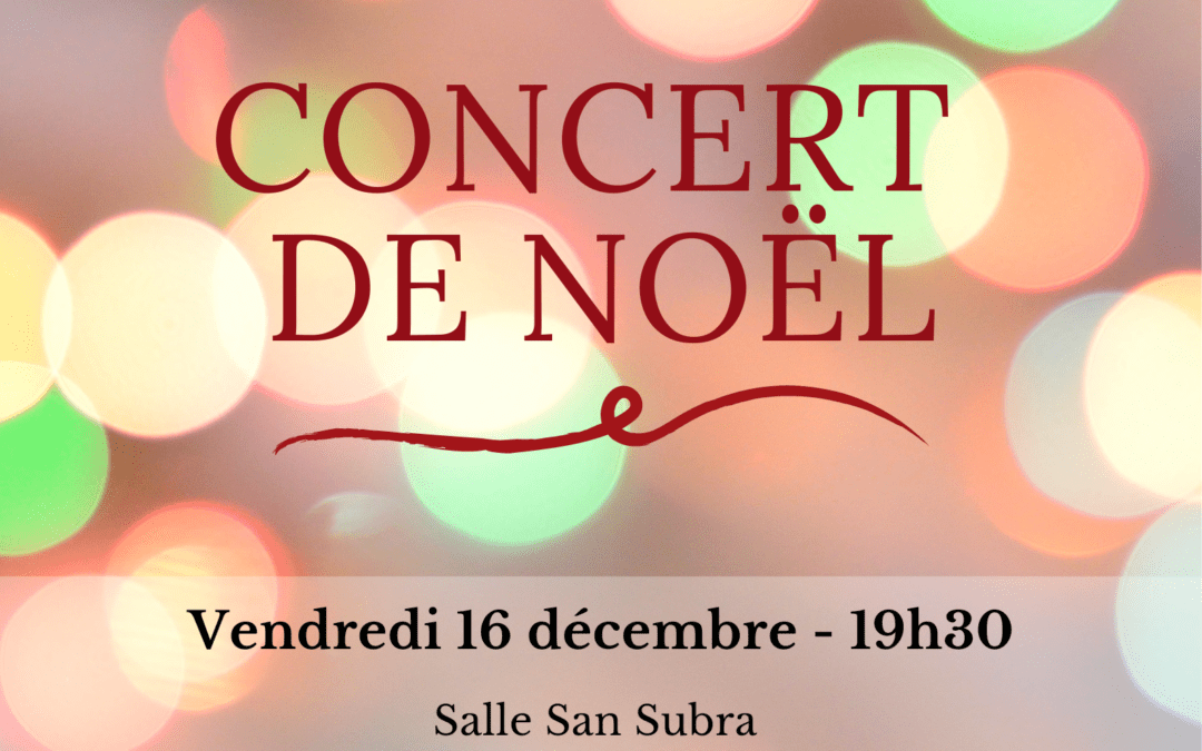 Concert de Noël 2022