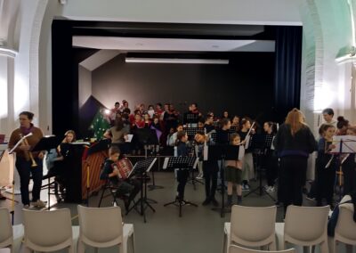 Concert de Noël, Jingle Bell rock, ateliers musicaux, salle san subra